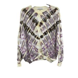 Young Fabulous & Broke Tie-Dye Top Tie Dye Black Top XS